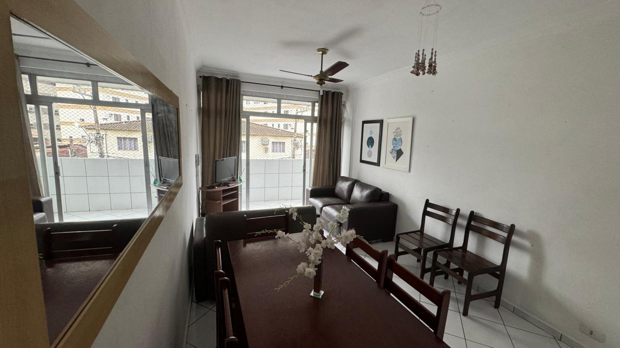 Apartamento Uma Quadra Da Praia Das Asturias Гуаружа Екстер'єр фото